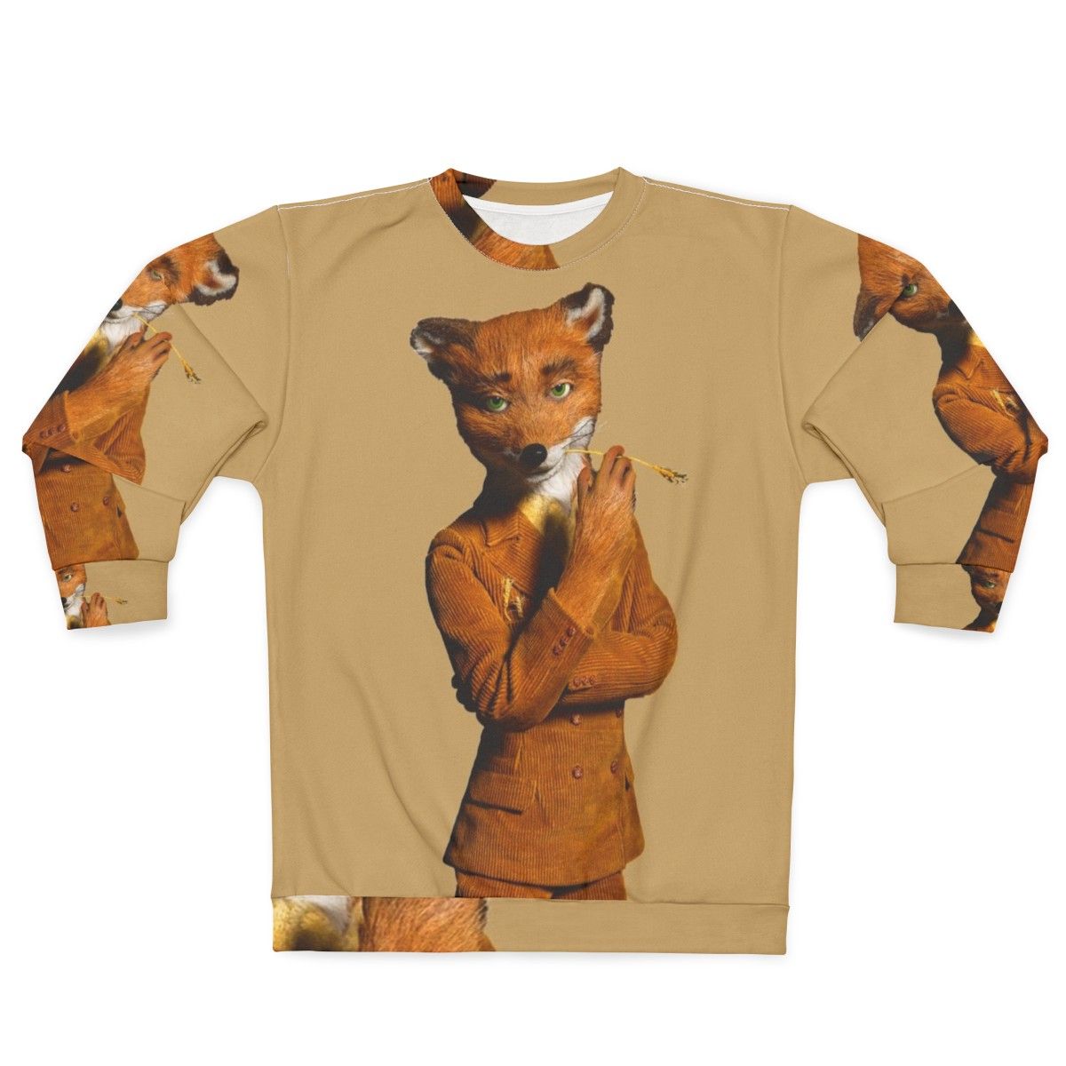 Classic Fantastic Mr Fox Sweatshirt with Minimalist Fox Design