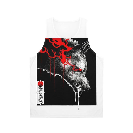 Vaporwave Wolf Unisex Tank Top