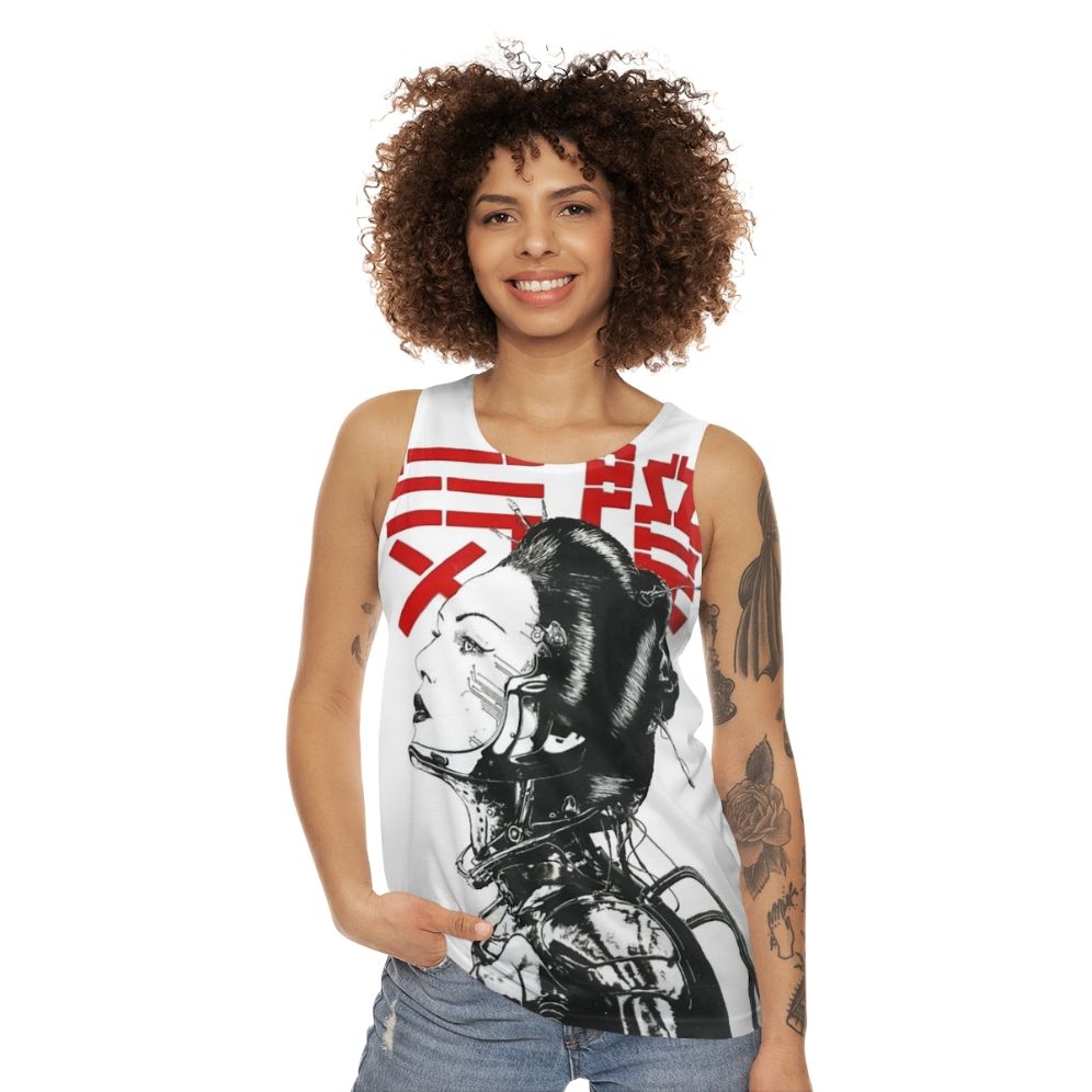 Vaporwave Japanese Cyberpunk Unisex Tank Top - women