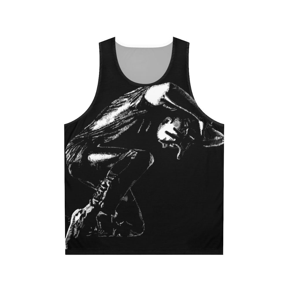 Unisex tank top with Loic Nottet digital art design