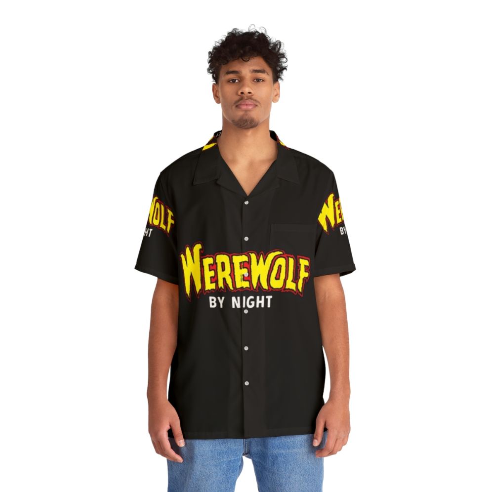 Marvel's Werewolf by Night Hawaiian Shirt - People Front