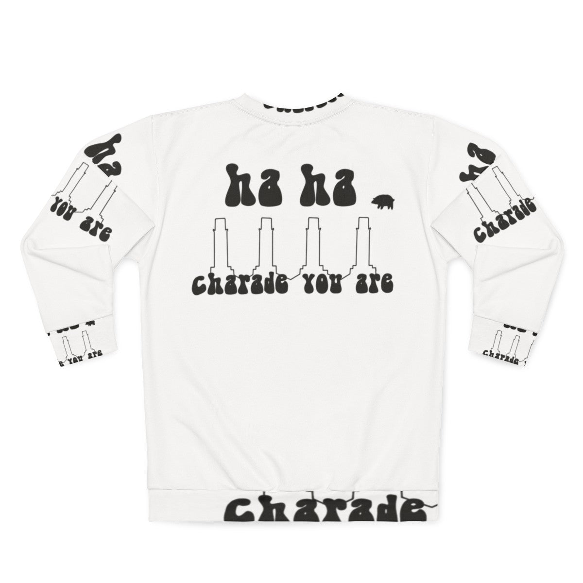 Pink Floyd "Charade You Are" Psychedelic Sweatshirt - Back