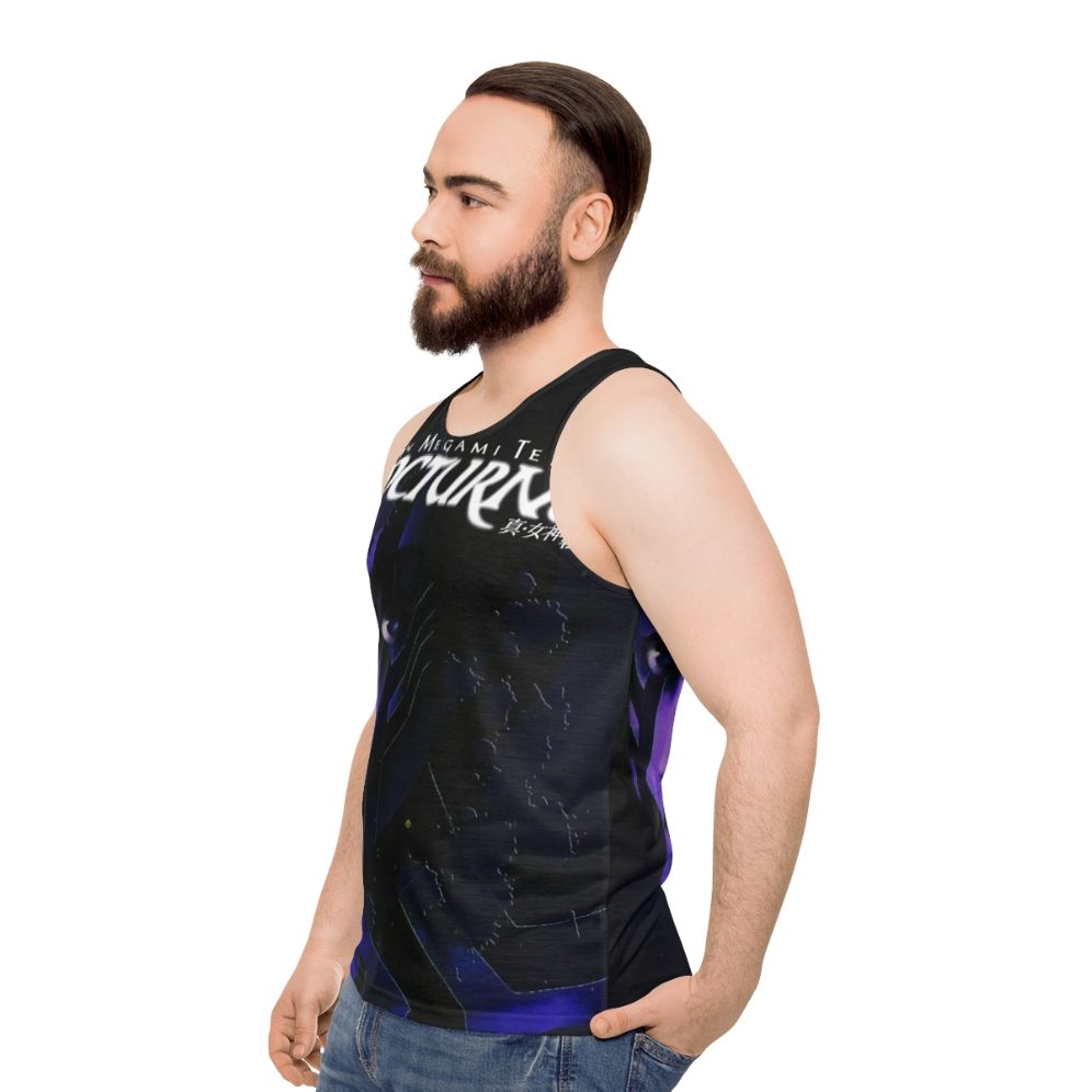 Nocturne Unisex Tank Top - men side