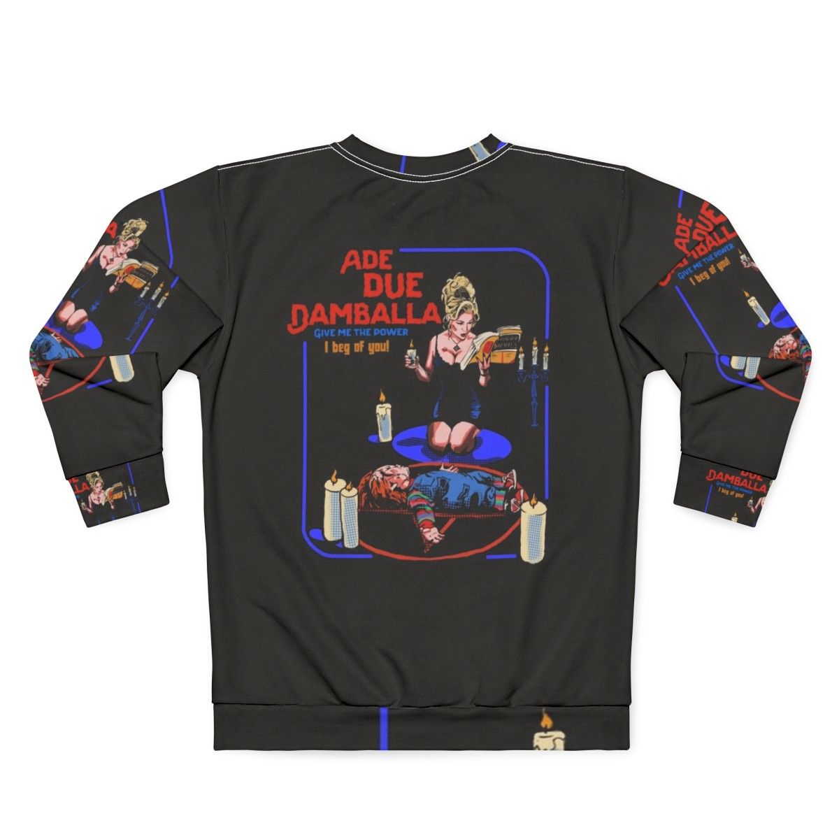 Retro Chucky and Tiffany Valentine Sweatshirt - Back