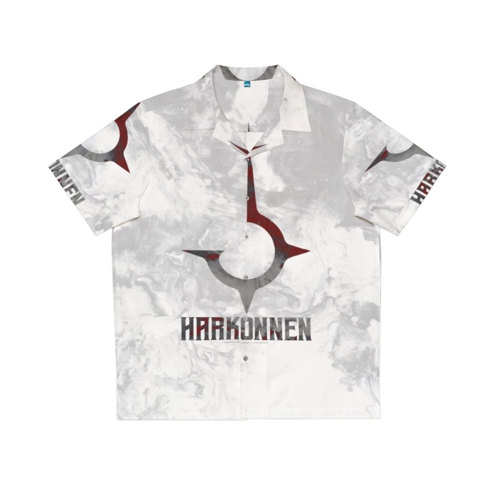 Dune Harkonnen Smoke Lt Hawaiian Shirt featuring Dune movie fan art