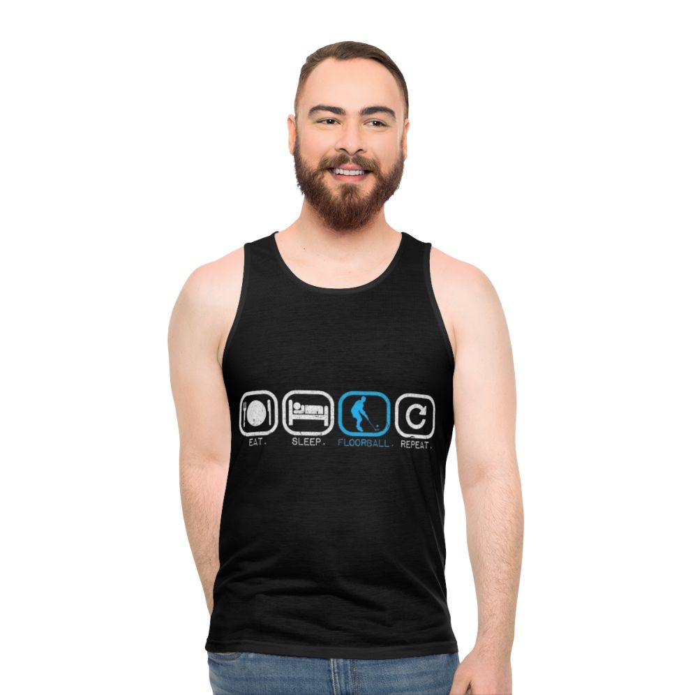 Floorball Unisex Tank Top - men