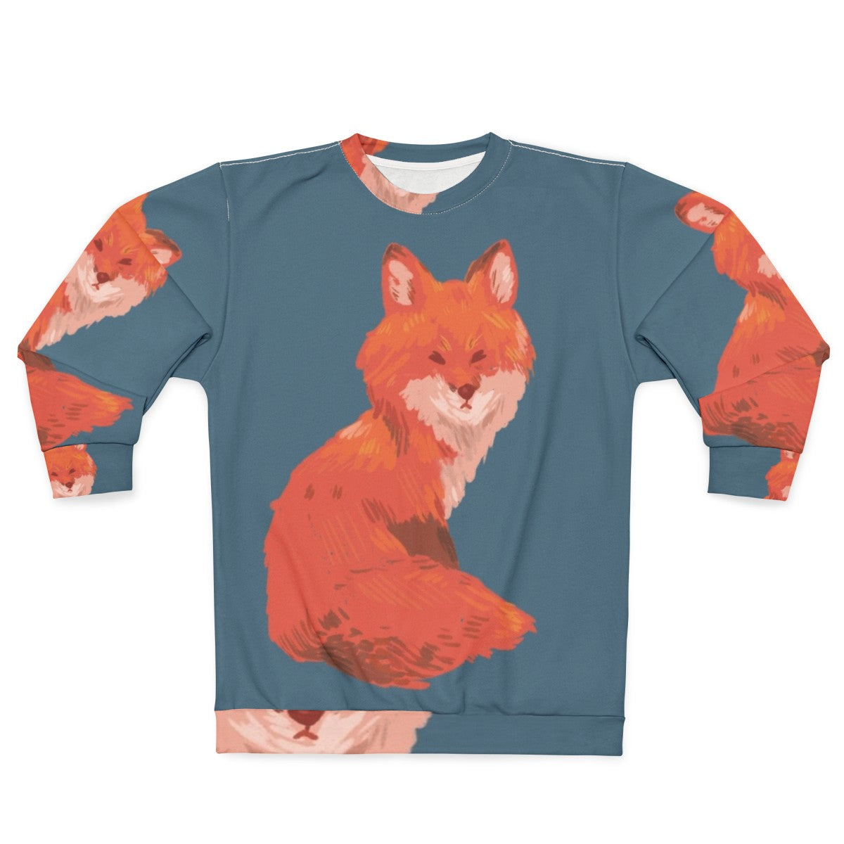 Red Fox Painted Sweatshirt