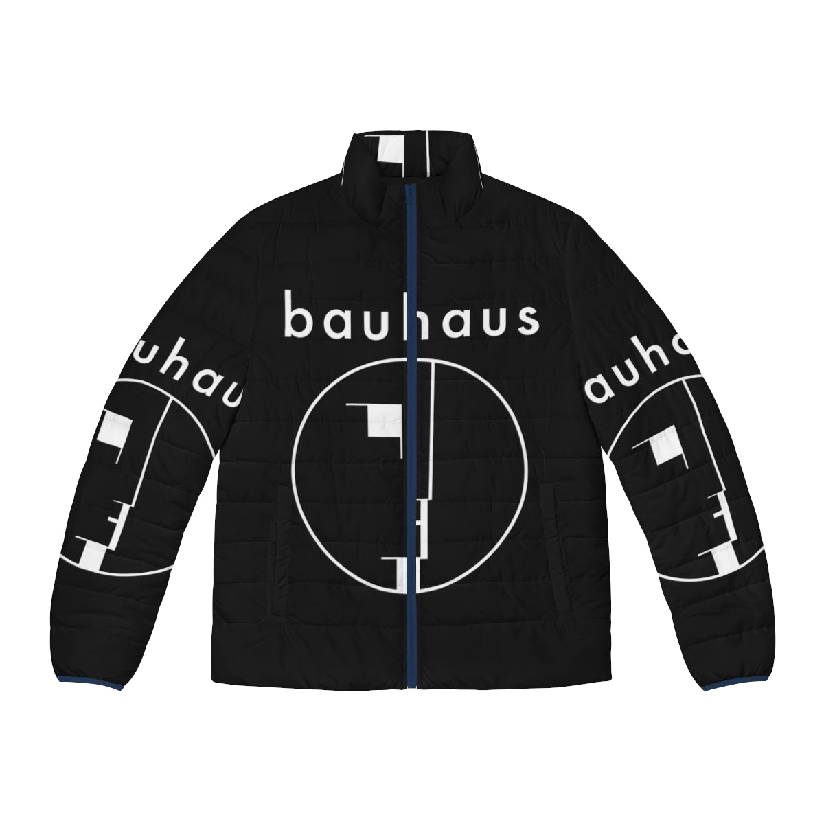 80s music bauhaus post punk puffer jacket