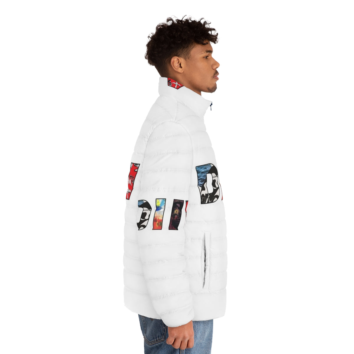 Diiv puffer jacket in a cozy, dream pop-inspired design - men side right