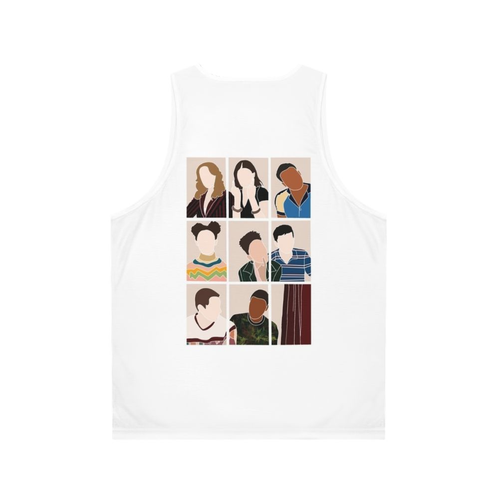 Sex Education Cast Unisex Tank Top - Back