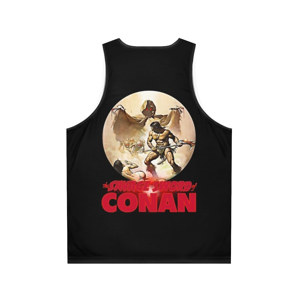 Unisex Conan the Barbarian Sword and Sorcery Tank Top - Back