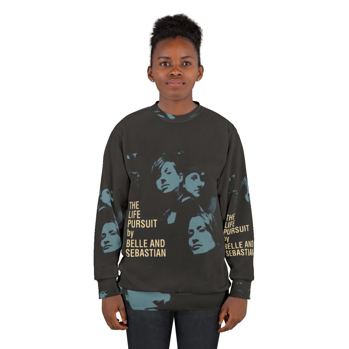 Belle and Sebastian Band Sweatshirt with Indie Music Lyrics - women