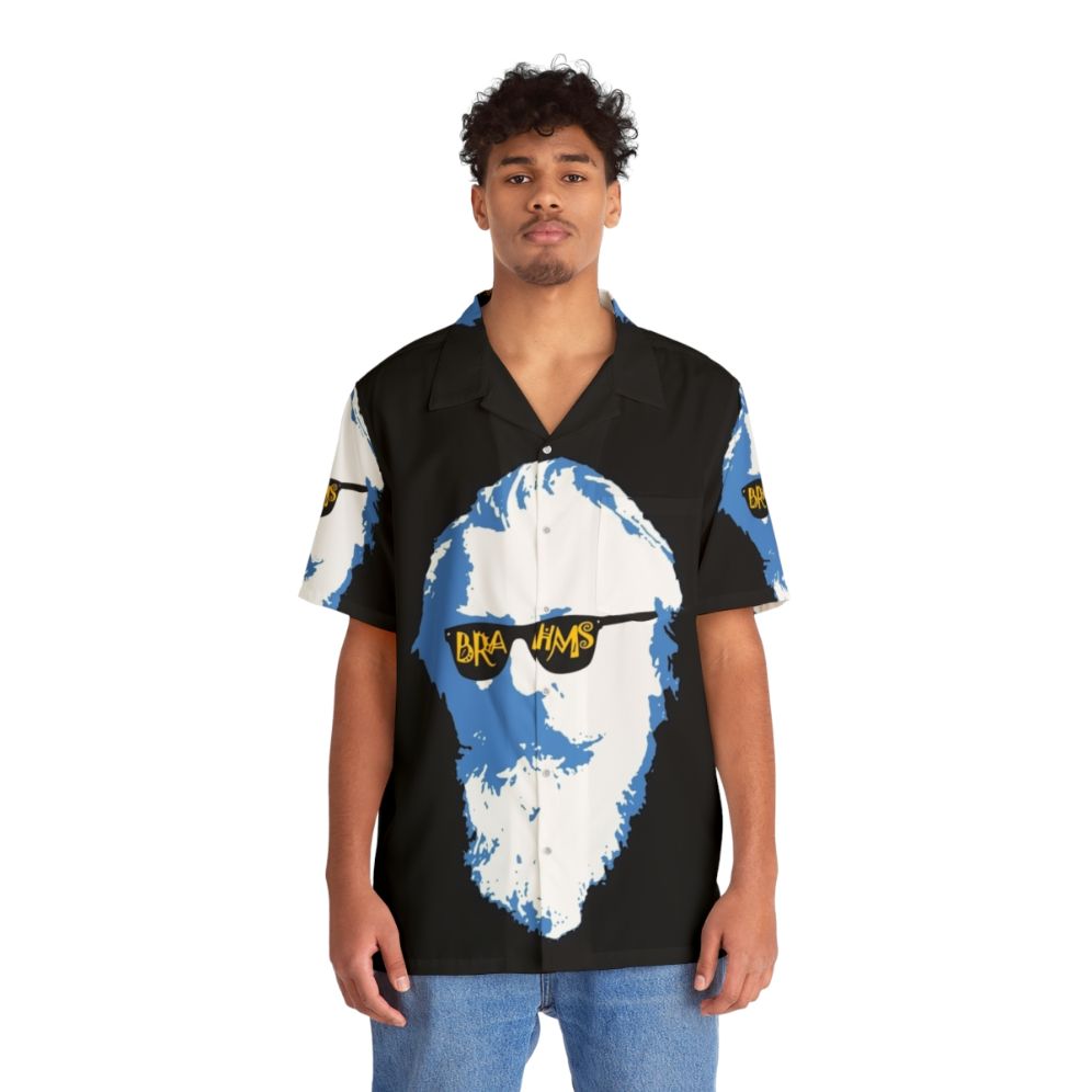 Vintage-Inspired Brahms Hawaiian Shirt - People Front