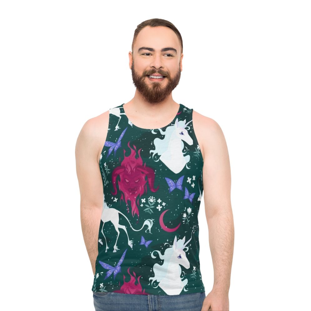 The Last Unicorn Unisex Tank Top - men