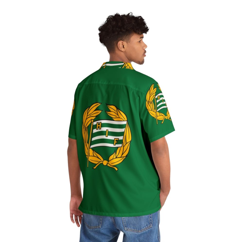 Hammarby Fotboll Away Hawaiian-Style Football Shirt - People Back