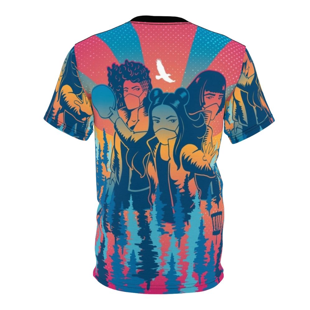 Vibrant graphic tee featuring the "RPM Summer Furies" art design - Back