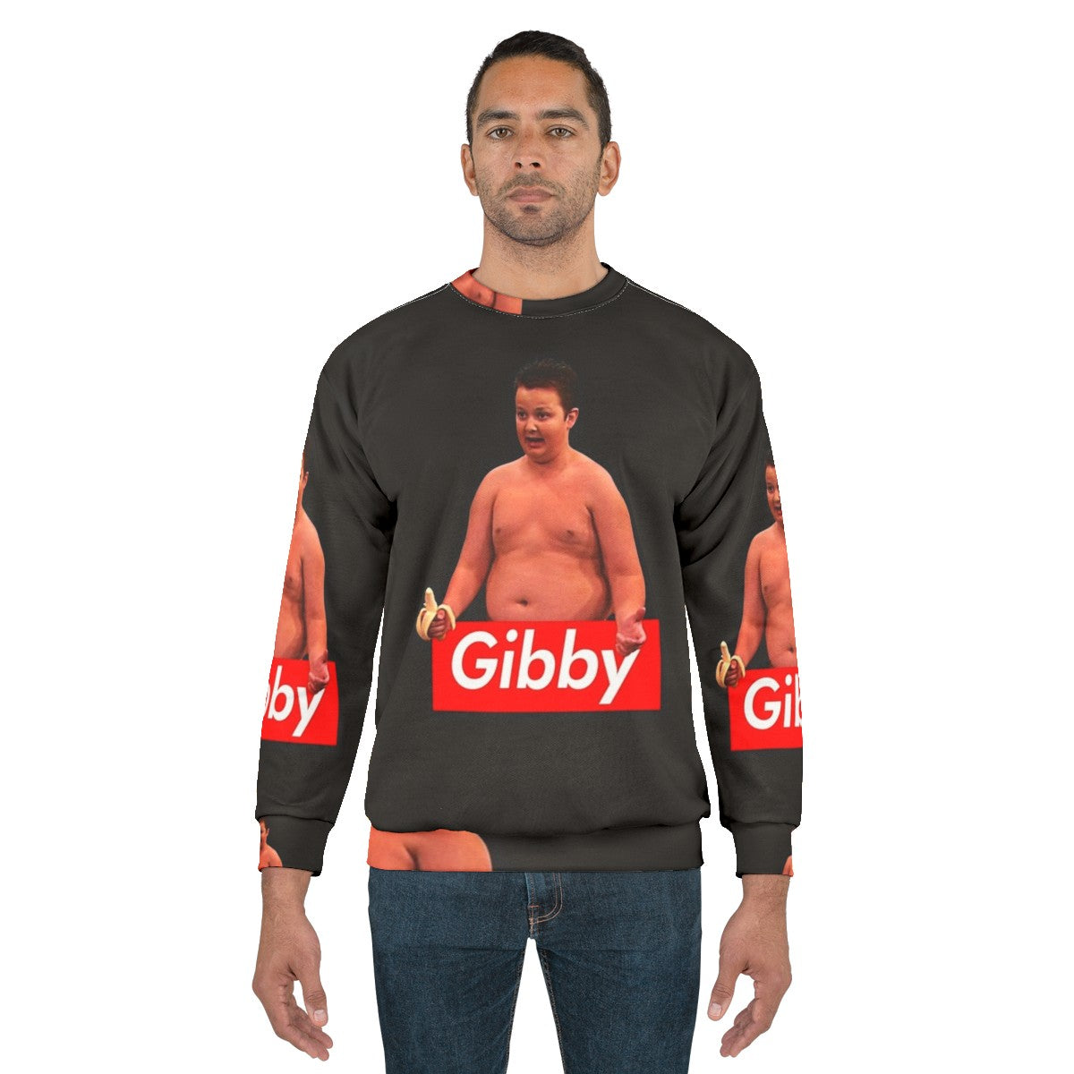 Gibby Funny Sweatshirt - Iconic 90s ICarly Nostalgia Meme Merchandise - men