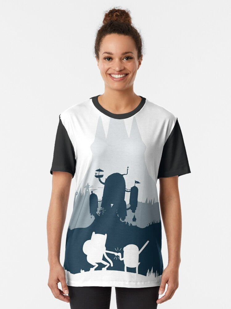 Adventure Time Ice King Silhouette Graphic T-Shirt - Women