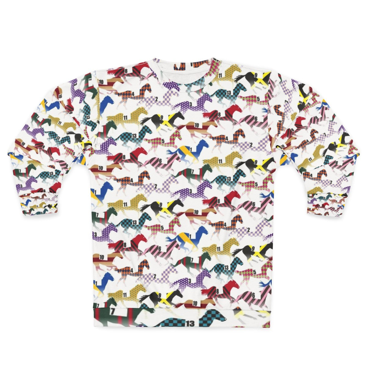 Jockey Silks Pattern Sweatshirt