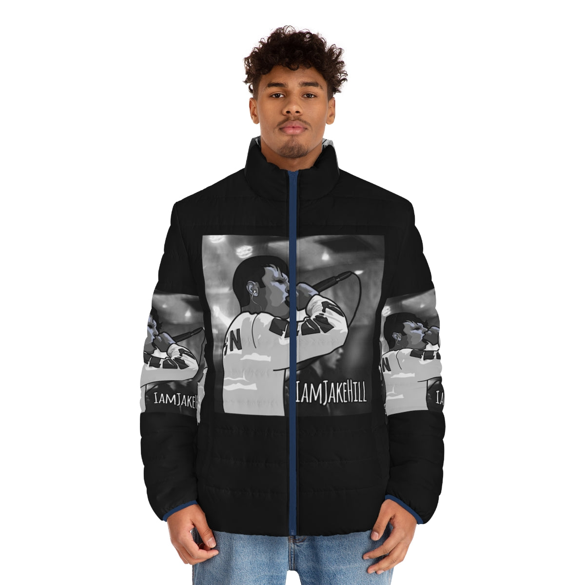 IAMJakeHill Puffer Jacket - Music Artist Clothing - men front