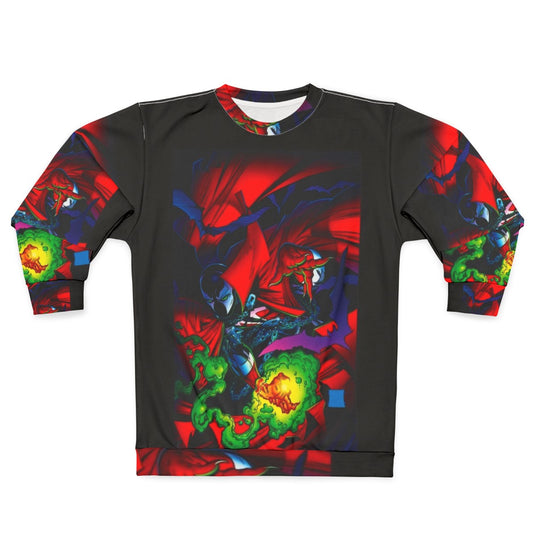 Spawn 01 anime comic book themed sweatshirt