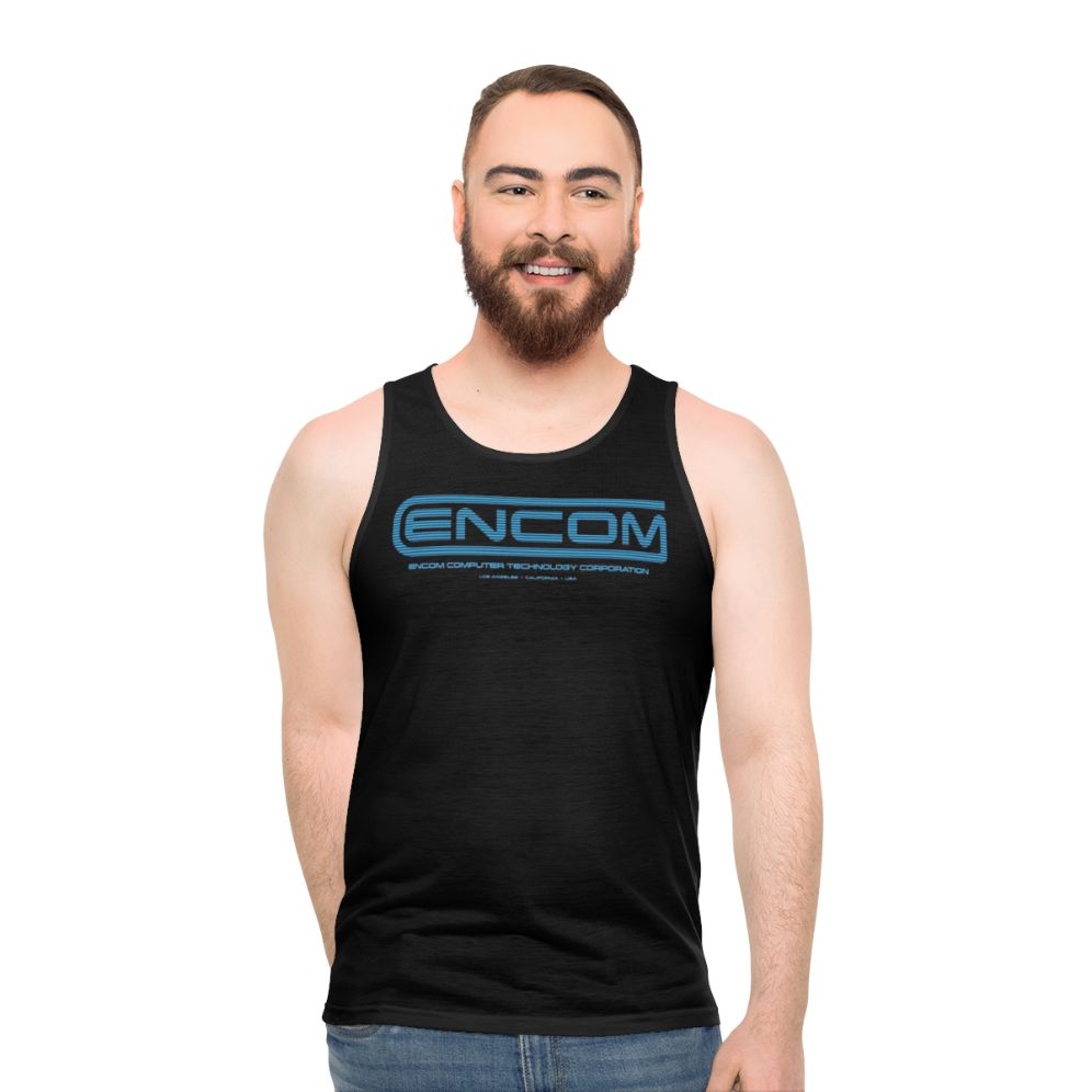 Encom Tron Legacy Unisex Summer Sky Tank Top - men