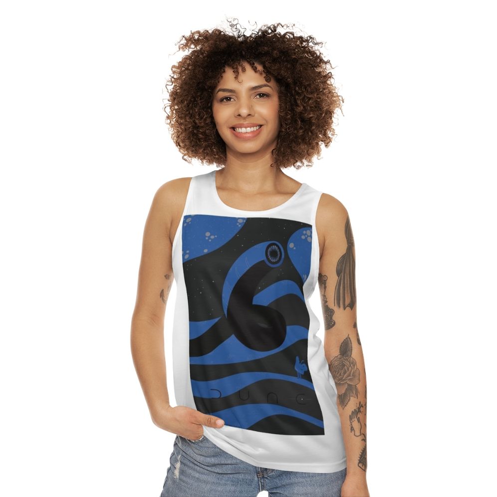 Dune Sandworm Unisex Tank Top - women