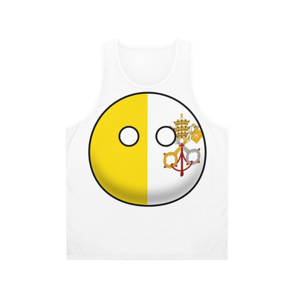 Unisex Vatican City Countryball Tank Top