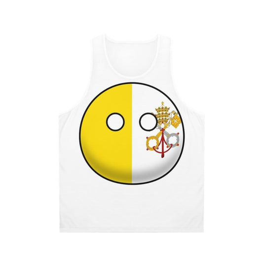 Unisex Vatican City Countryball Tank Top