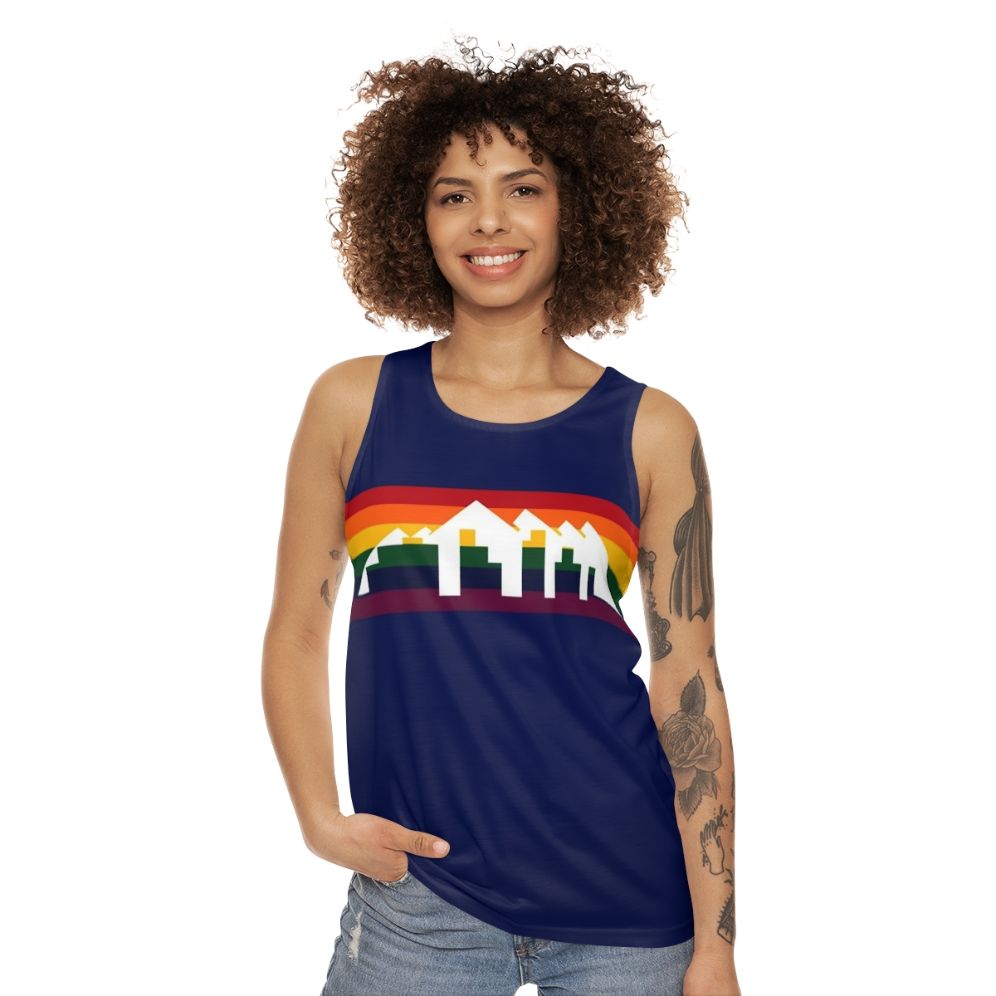 Denver Basketball Unisex Tank Top - women