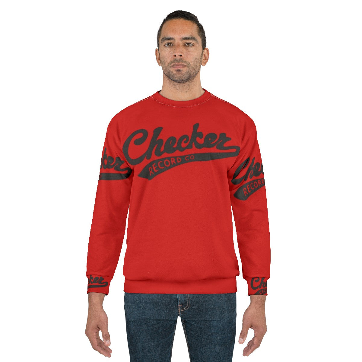 Checker Records vintage style music sweatshirt - men