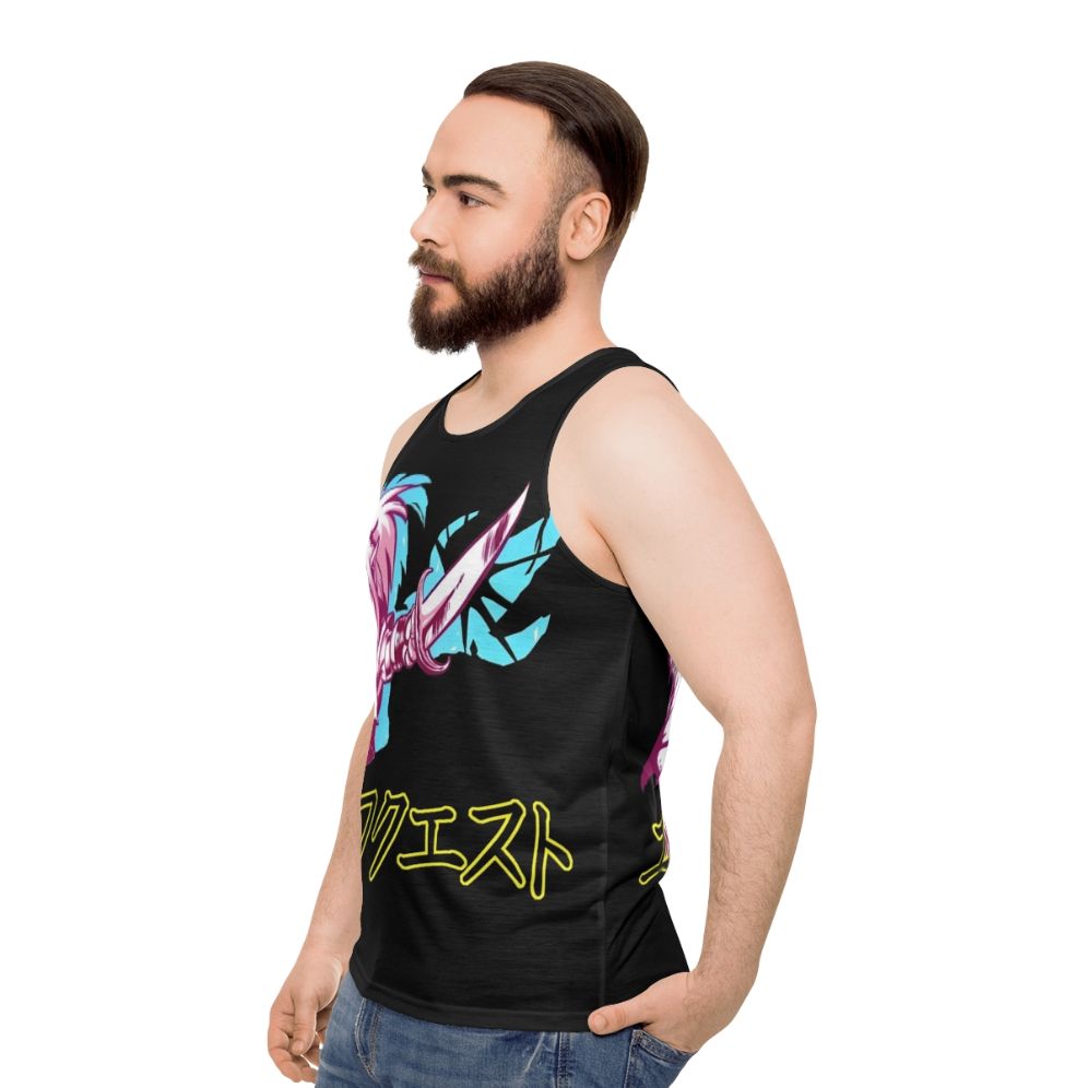 Elfquest Katakana Unisex Fantasy Tank Top - men side