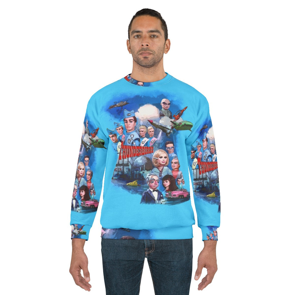 Thunderbirds Classic TV Show Vintage Sweatshirt - men