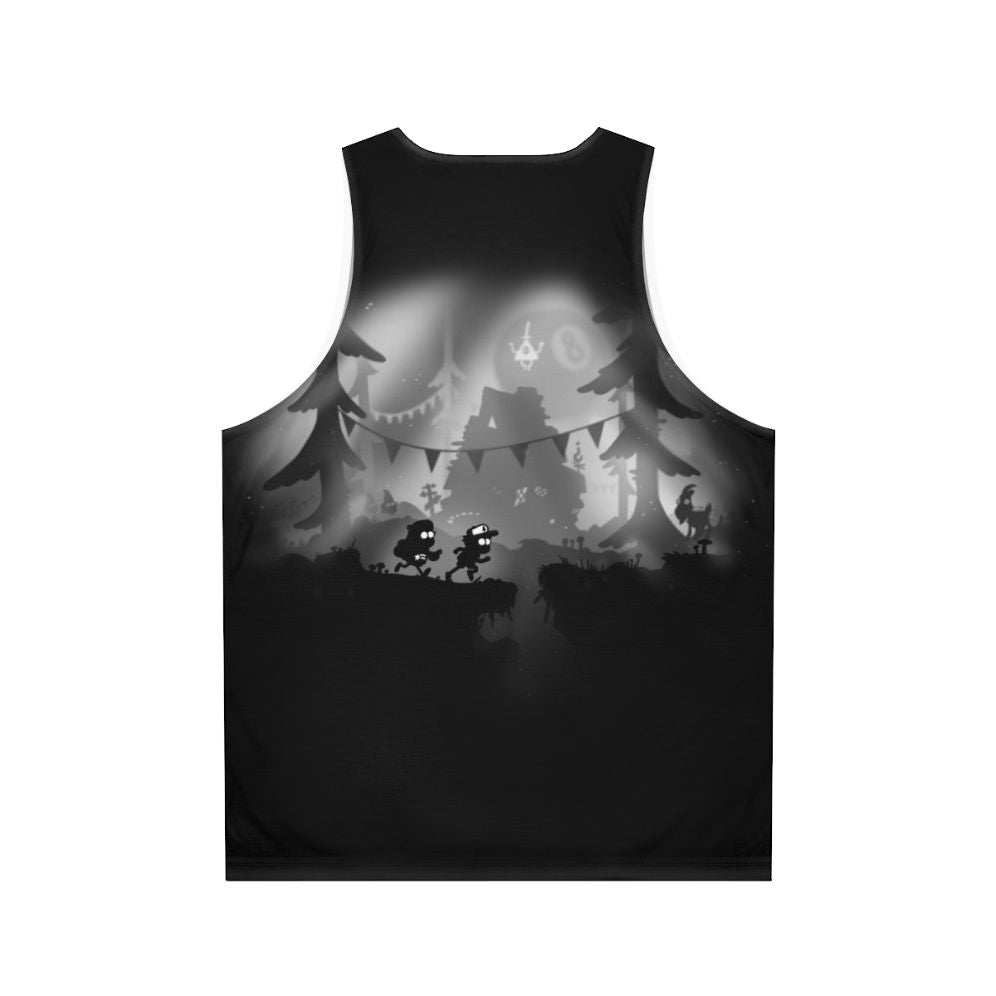 Gravity Falls Dipper and Mabel Unisex Tank Top - Back