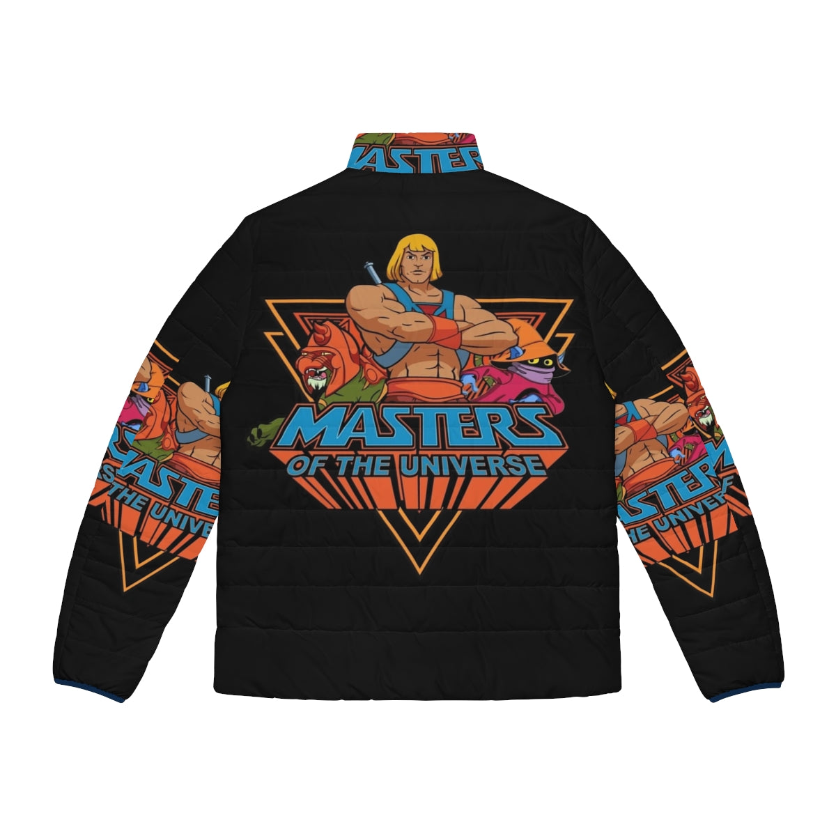 He Man Retro Puffer Jacket from Masters of the Universe - Back