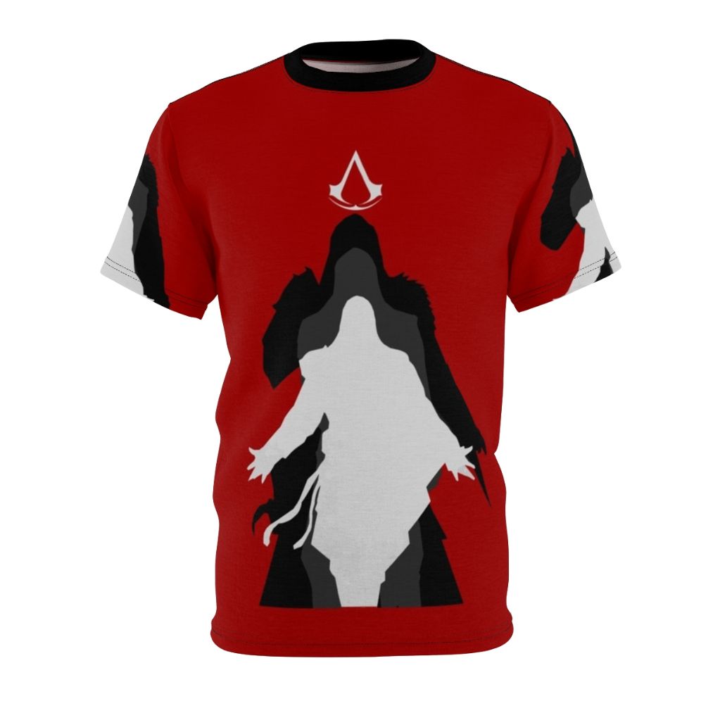 Stylish Assassin's Creed inspired t-shirt featuring the iconic logo and design elements from the popular video game franchise.