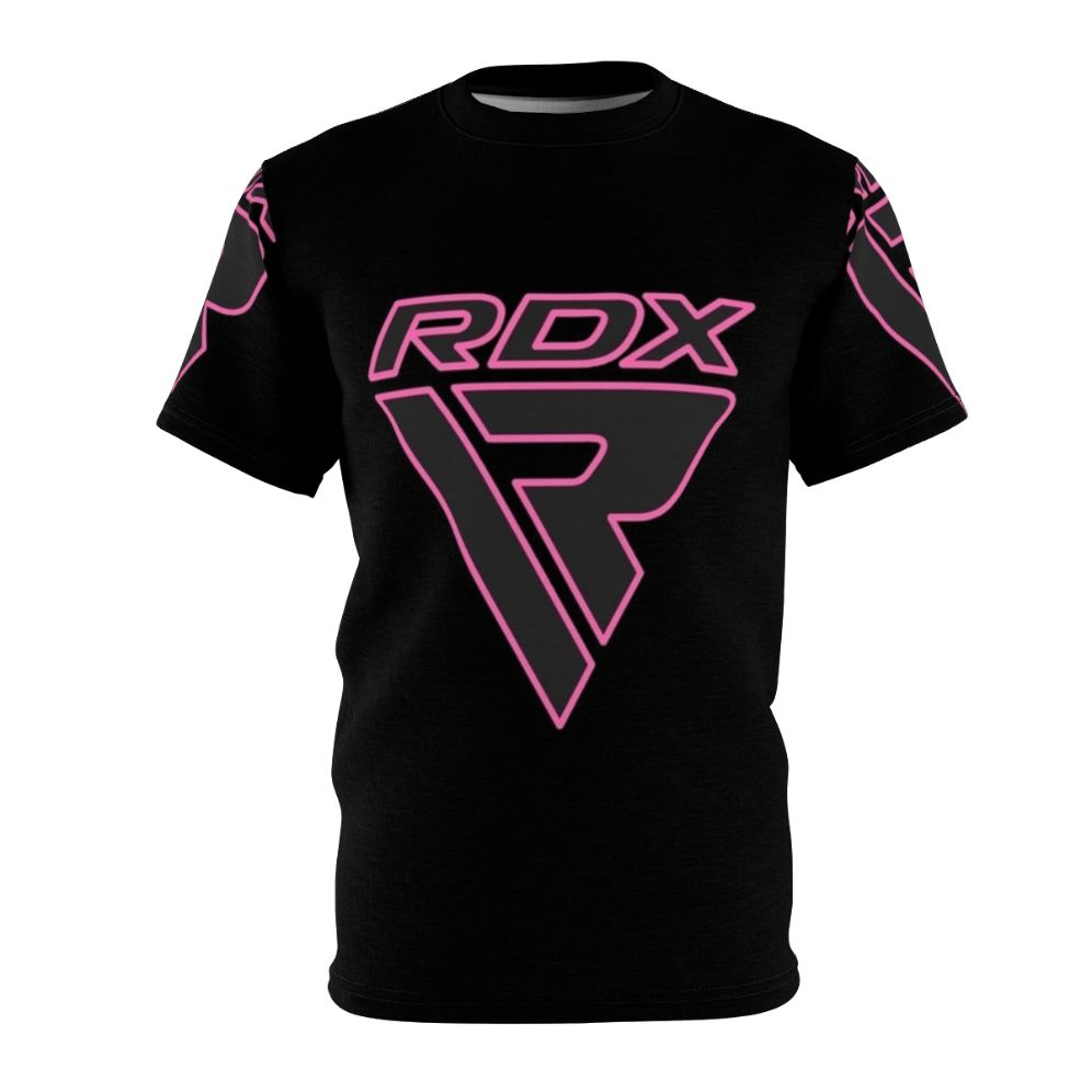 Fitness Gloves AOP T-shirt featuring RDX Sports design