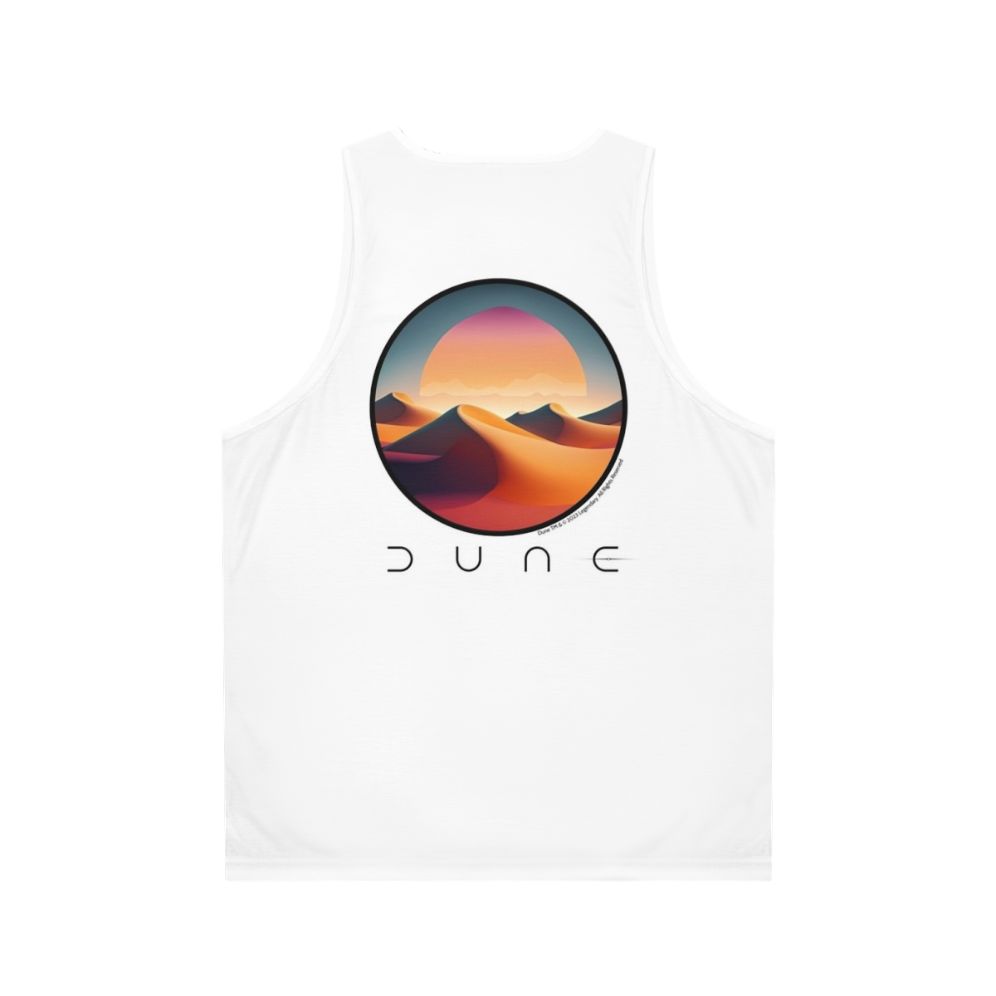 Dune desert landscape unisex tank top - Back