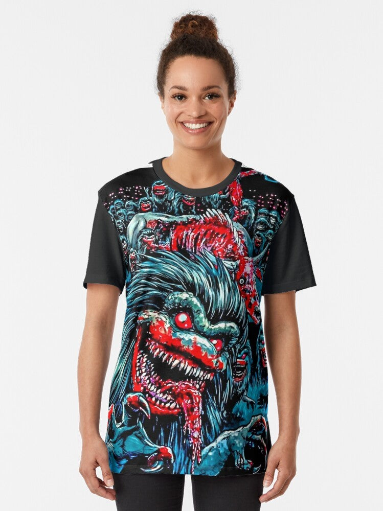 Critters Horror Film Art Graphic T-Shirt - Women