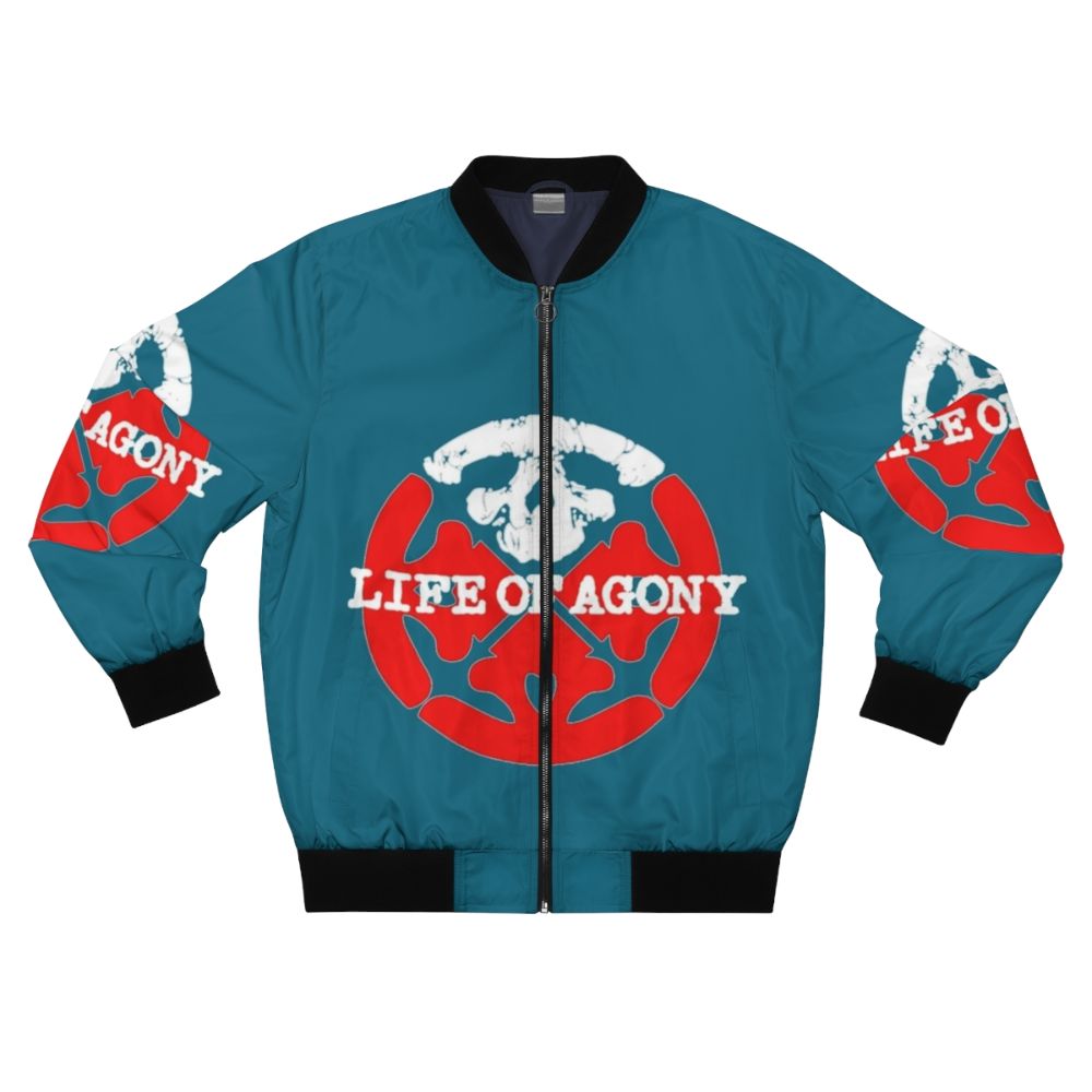 Life of Agony Red Logo Bomber Jacket