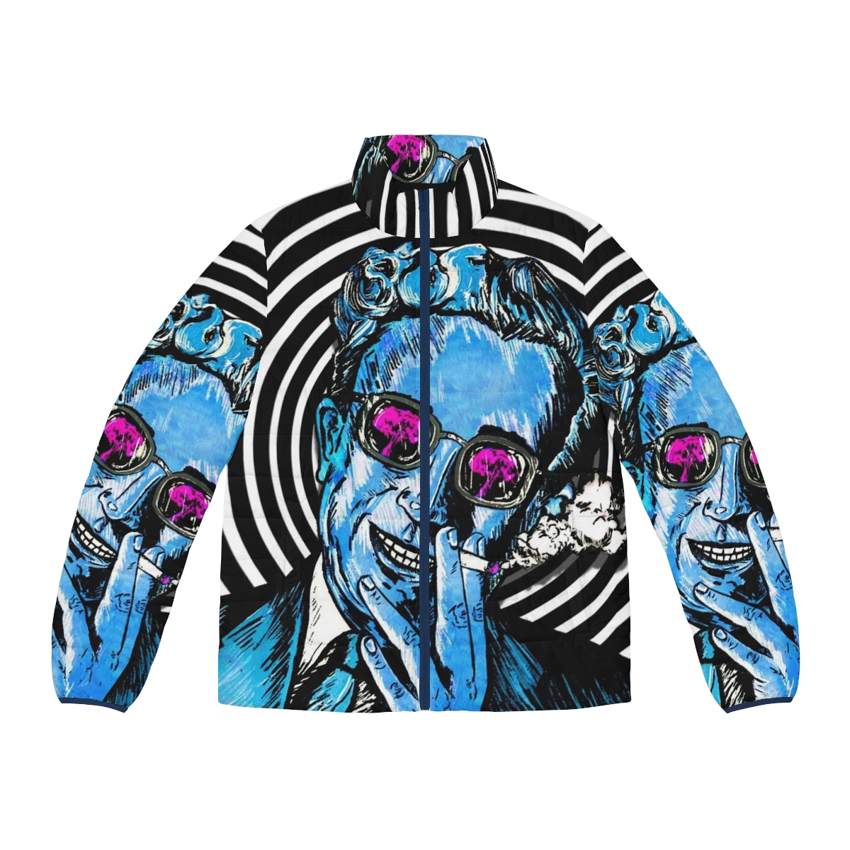 Retro Vintage Dr Strangelove Transparency Puffer Jacket