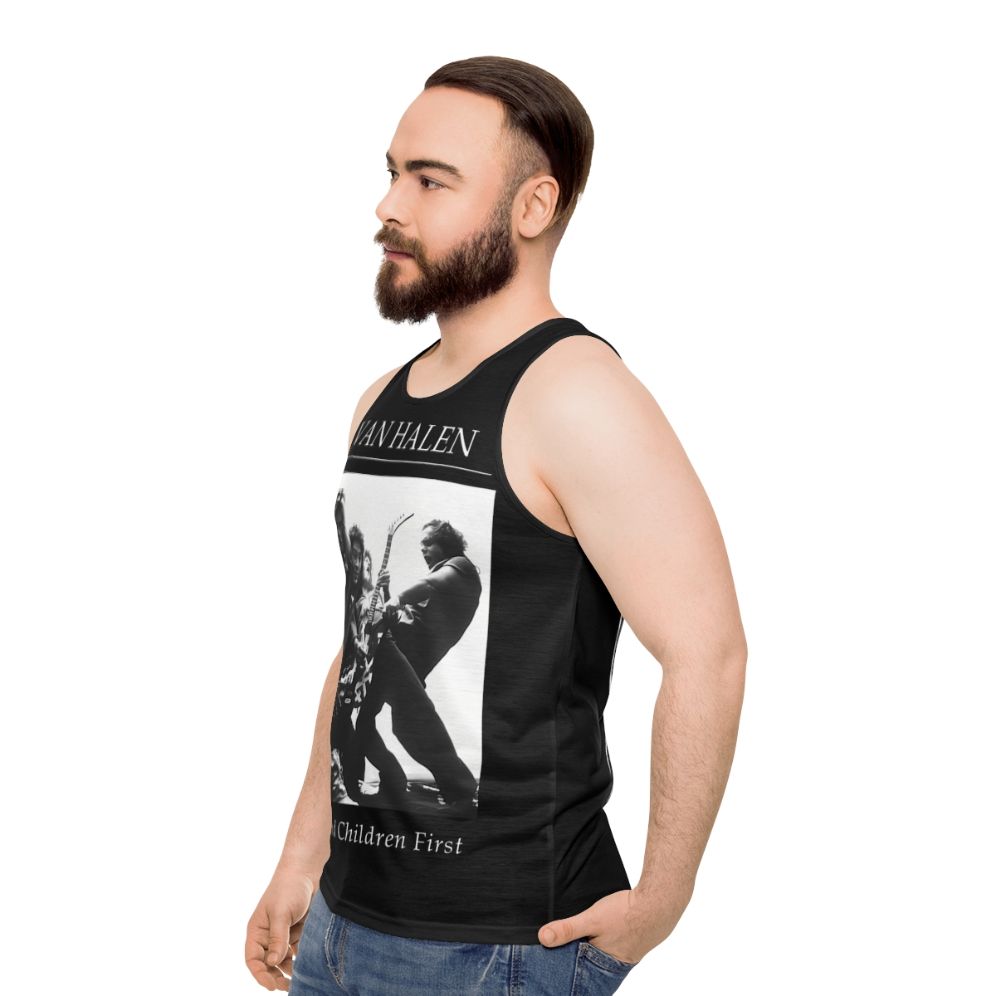 Vintage Classic Unisex Music Band Tank Top - men side