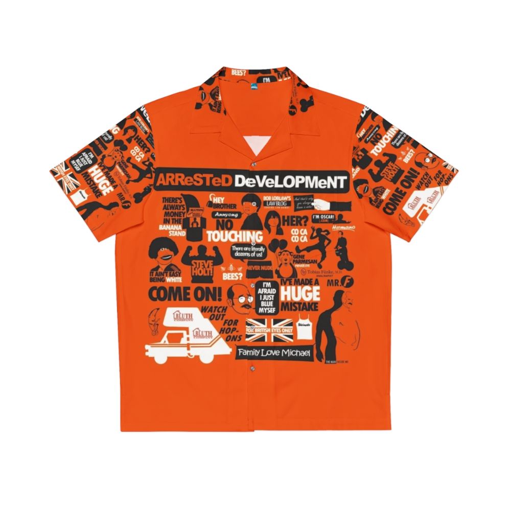 Arrested Development Hawaiian Shirt with Comedy TV Show Imagery