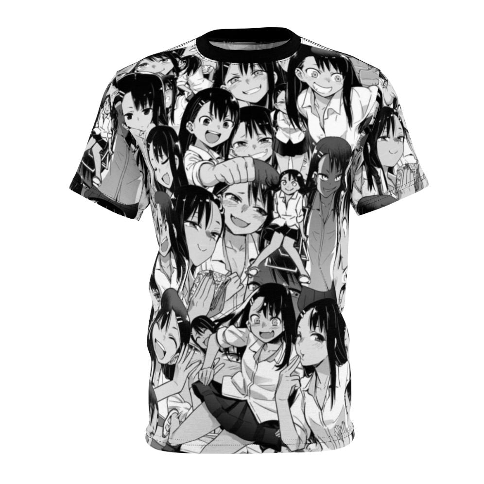 Nagatoro-inspired bully t-shirt design featuring a smug, sadistic expression