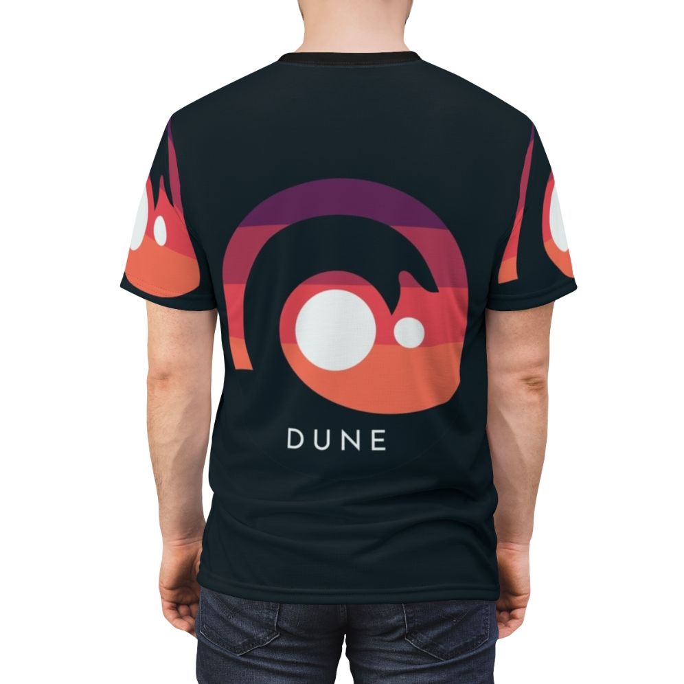 Arrakis Sandworm Dune 2020 Fan Art AOP T-Shirt - men back