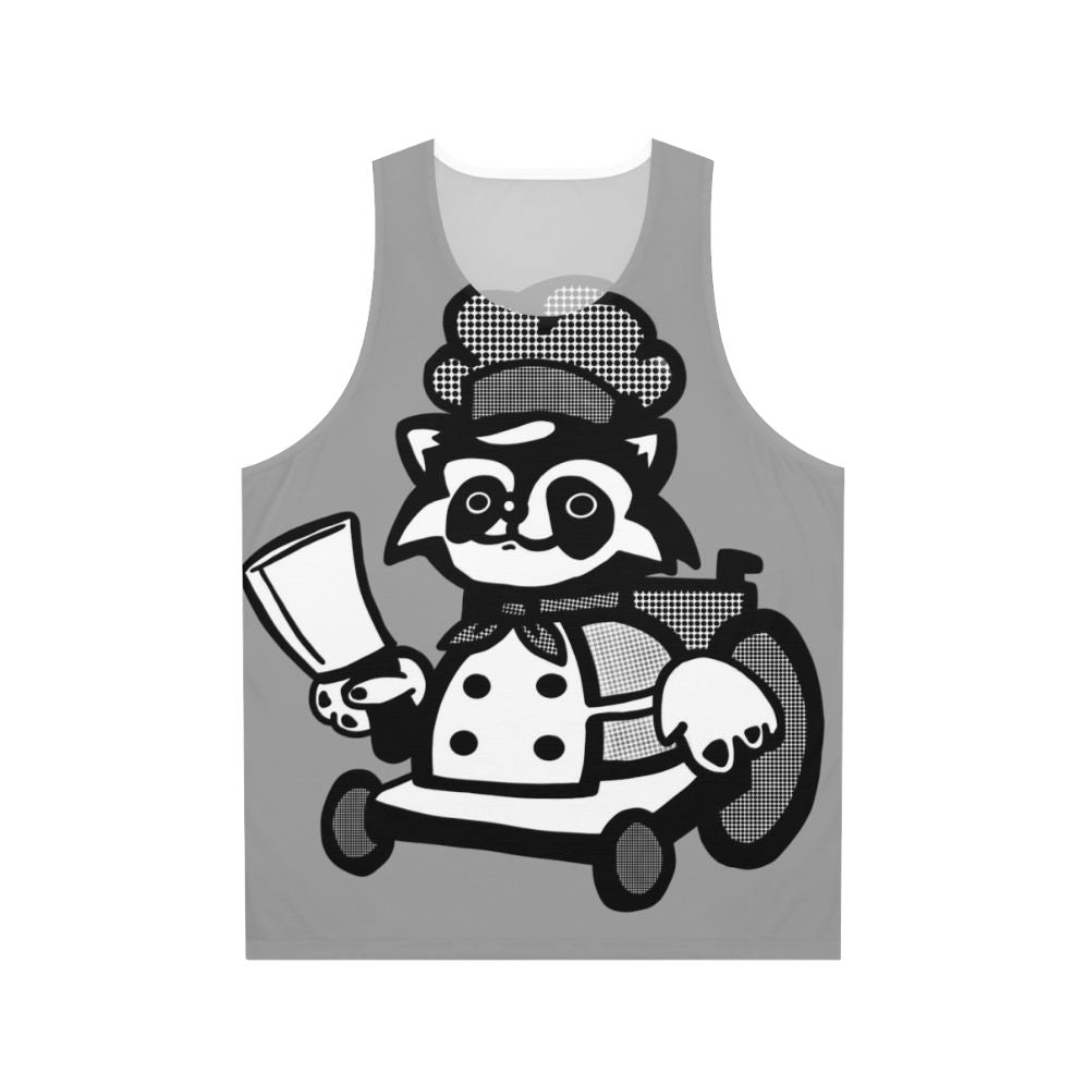 Overcooked Raccoon Chef Unisex Tank Top