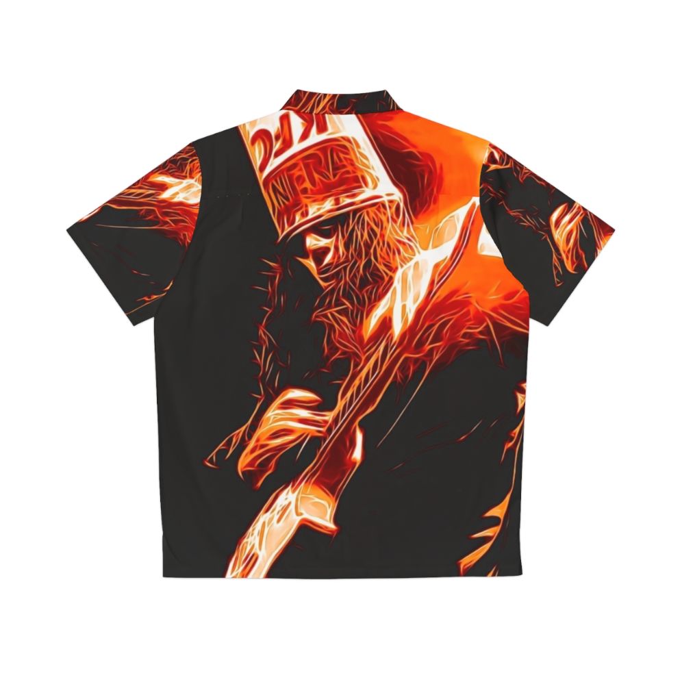 Buckethead Electric Burst Hawaiian Shirt - Back