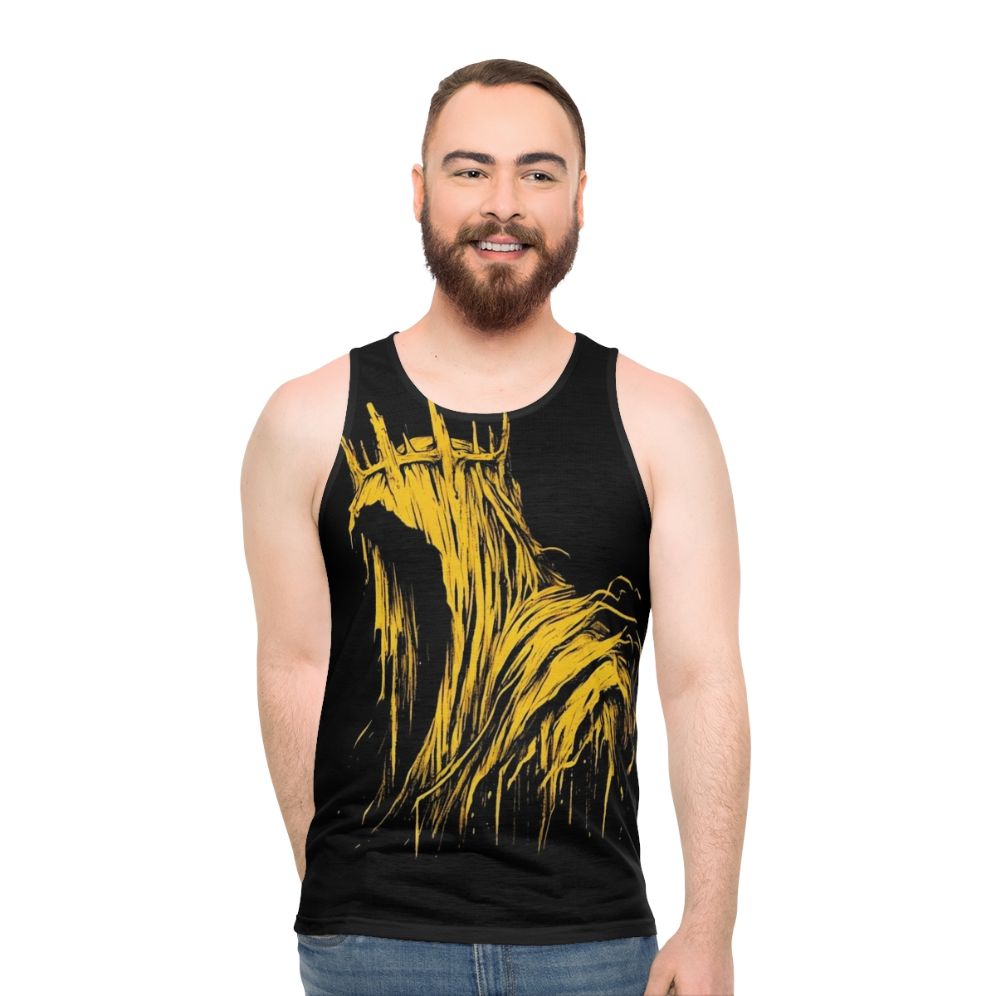 Hastur The King In Yellow Unisex Horror Tank Top - men