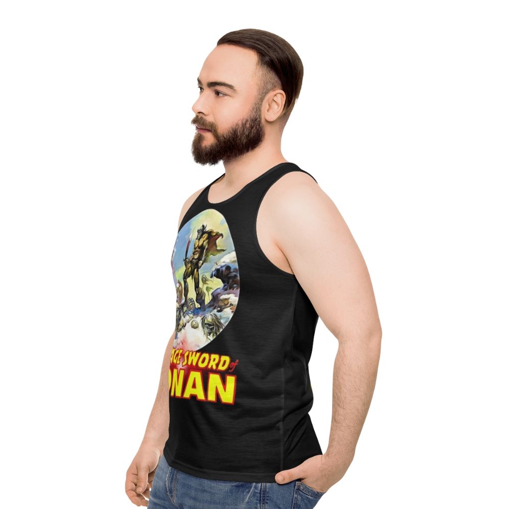 Conan the Barbarian Unisex Tank Top - men side