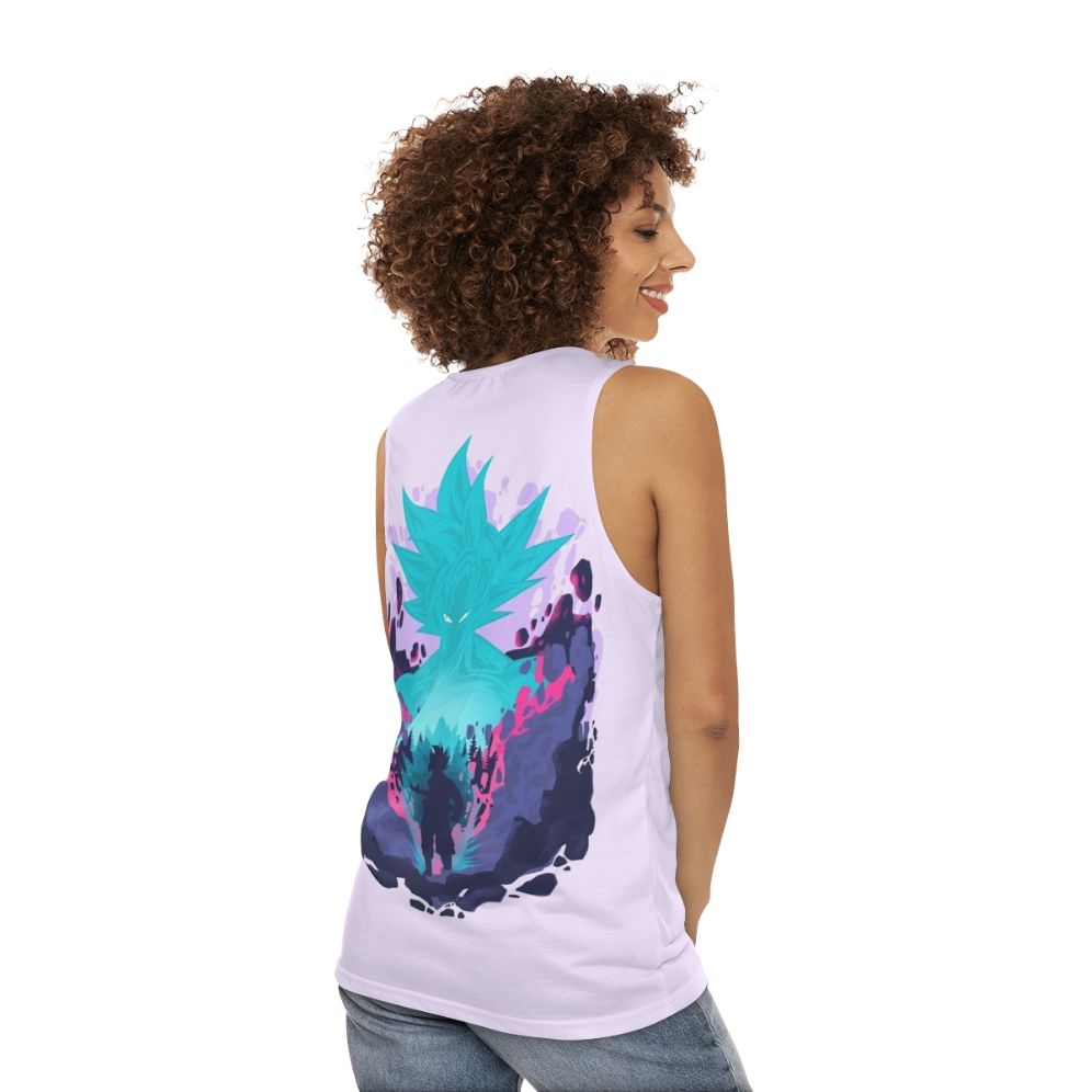 Ultra Instinct Dragon Ball Z Unisex Fitness Tank Top - women back